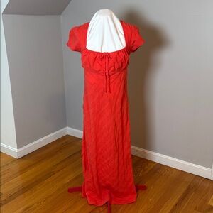 Free People Vibrant Red Dress